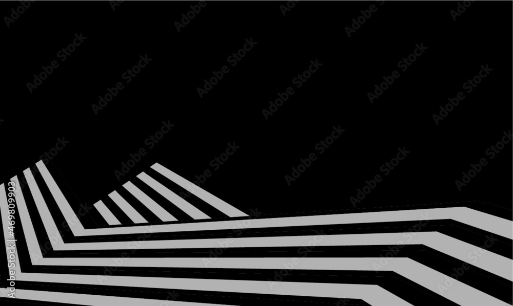 abstract futuristic architecture on black background 3d illustration abstract futuristic architecture on black background 3d illustration