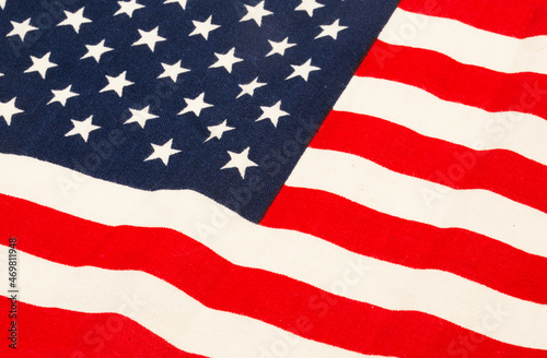 Waving usa flag background texture