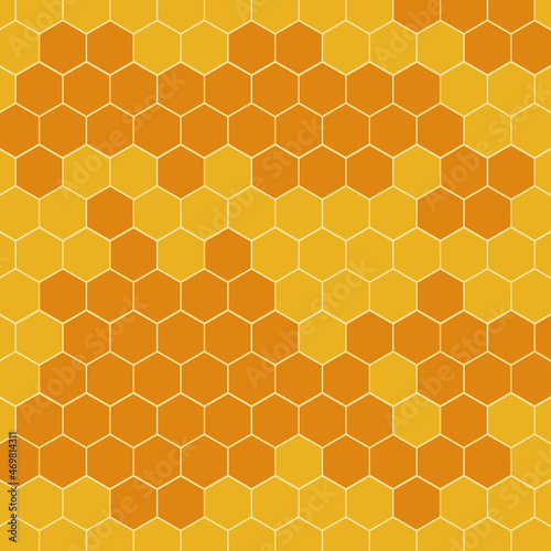 Honeycomb vector background. Bee comb pattern