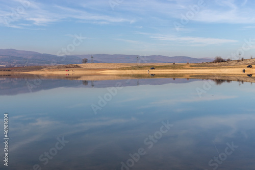 Amazing view of Drenov Dol reservoir  Bulgaria
