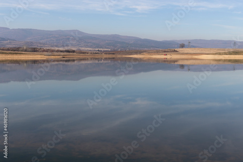 Amazing view of Drenov Dol reservoir, Bulgaria © hdesislava