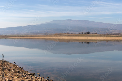 Fototapeta Naklejka Na Ścianę i Meble -  Amazing view of Drenov Dol reservoir, Bulgaria
