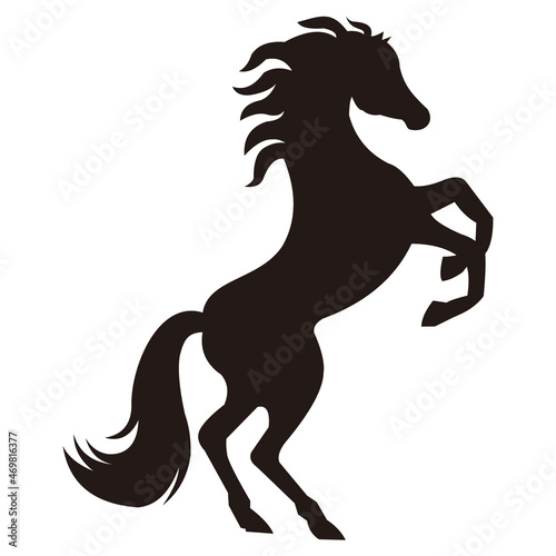 horse icon vector illustration sign
