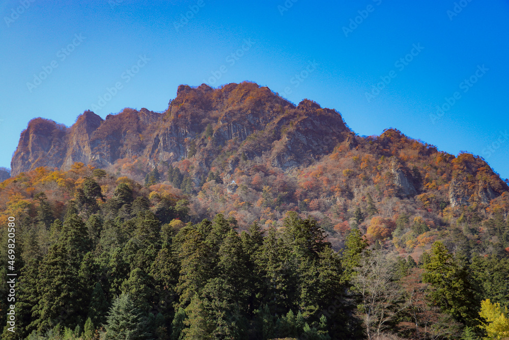 道の駅みょうぎから見た妙義山