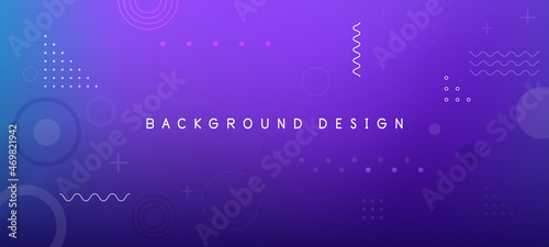 Blue gradient minimal vector background with dotted and circle shape. Abstract halftone textured backdrop for banners  presentations  business templates