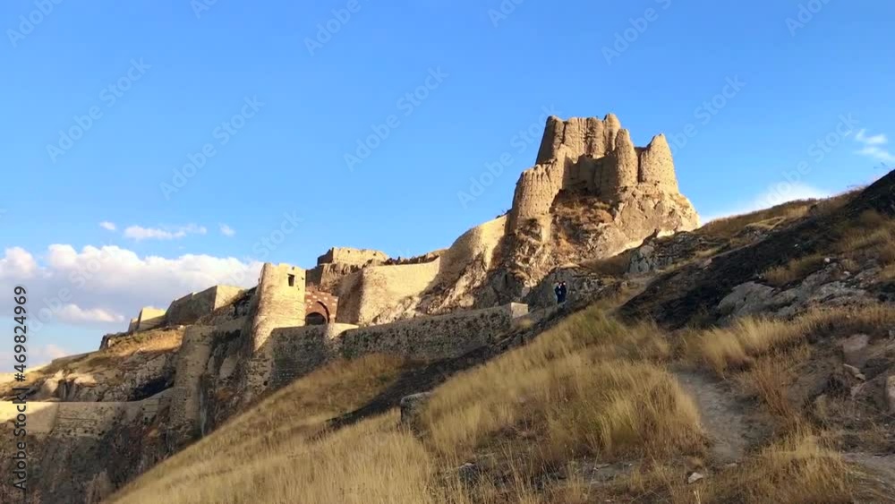 Van Castle in Eastern Anatolia, Turkey. City of Van has a long history as a major urban area. Van Castle in Eastern Anatolia, Turkey. City of Van has a long history as a major urban area.