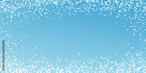 Amazing falling snow Christmas background. Subtle