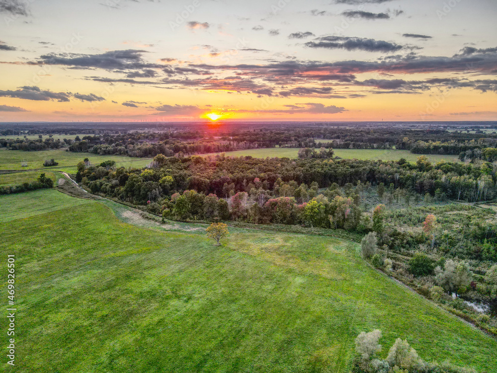 Drone shot