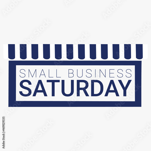 Illustration vector small business saturday