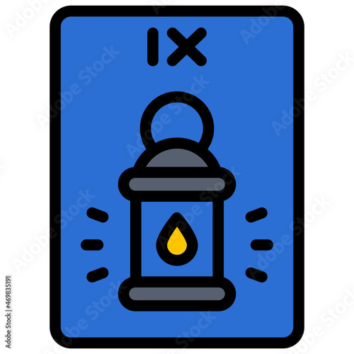 the hermit filled outline icon