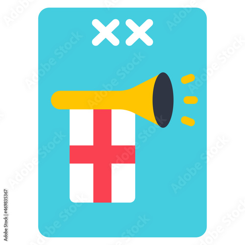judgement flat icon