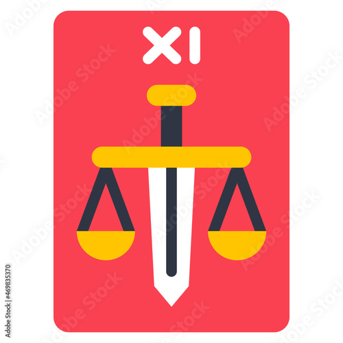justice flat icon