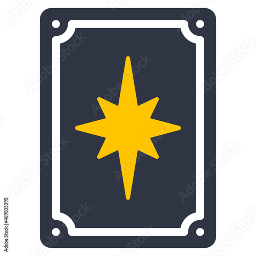 tarot flat icon