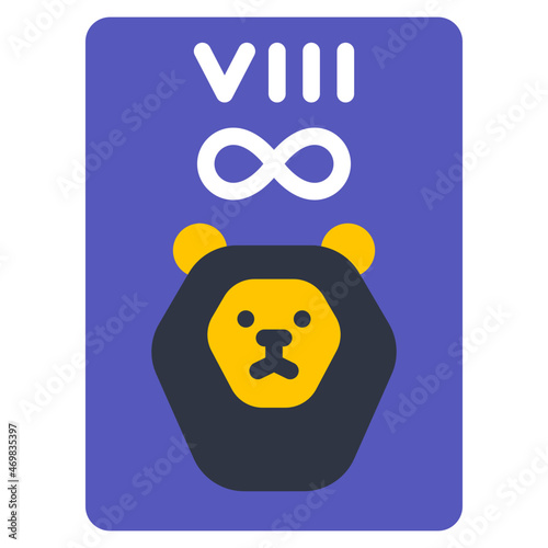 strength flat icon