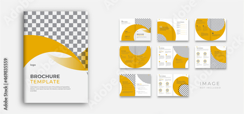 Company profile brochure template layout design, Modern brochure template design,  brochure template layout.