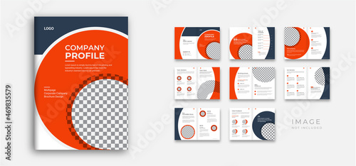 Company profile brochure template layout design, Modern brochure template design,  brochure template layout.