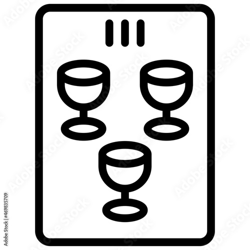three of cups  icon