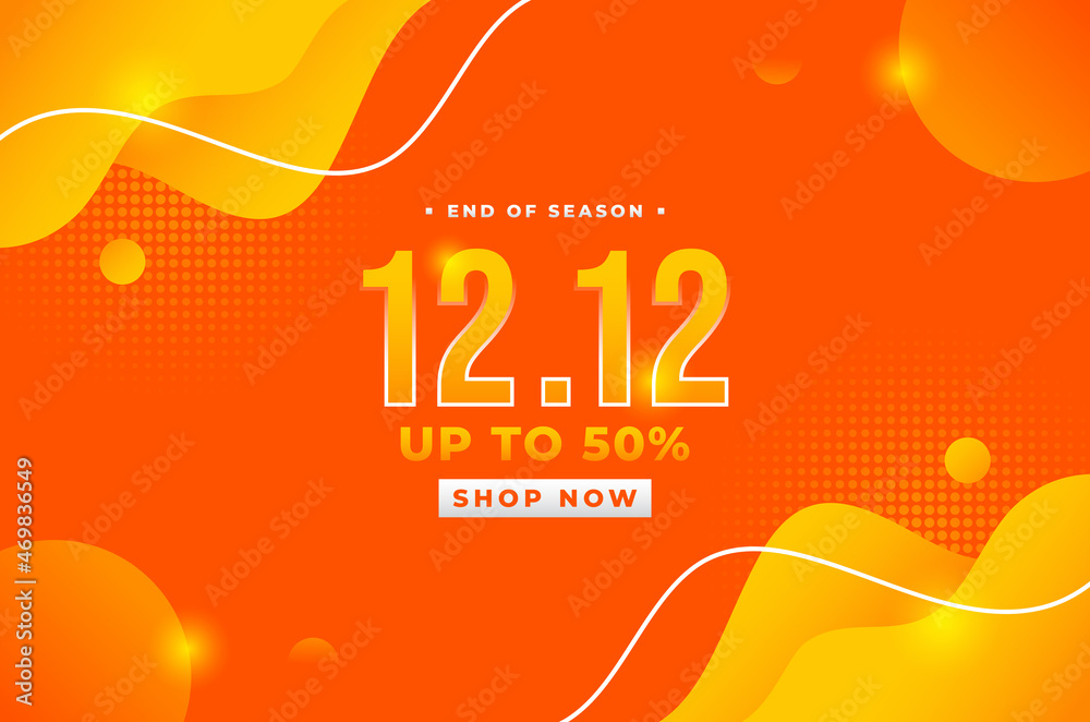 12.12 Shopping Day Sale Design Background For Greeting Moment