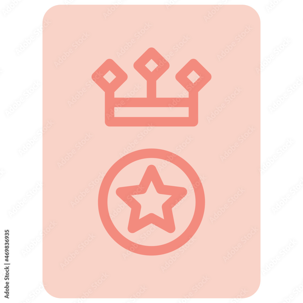 queen of pentacles two tone icon queen of pentacles two tone icon