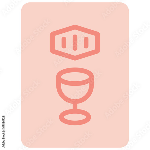 knight of cups two tone icon
