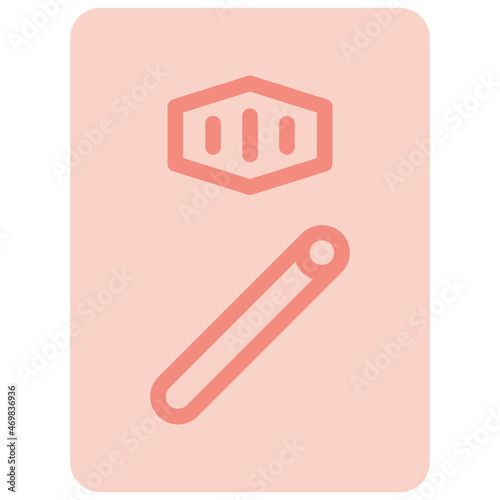 knight of wands two tone icon