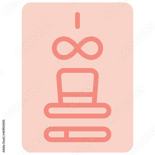 the magician two tone icon