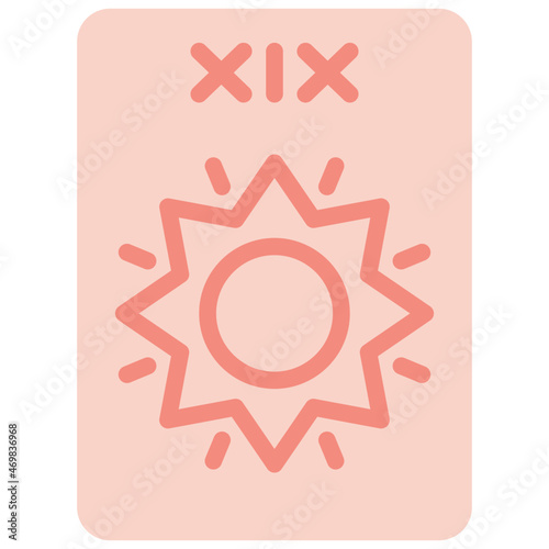 the sun two tone icon