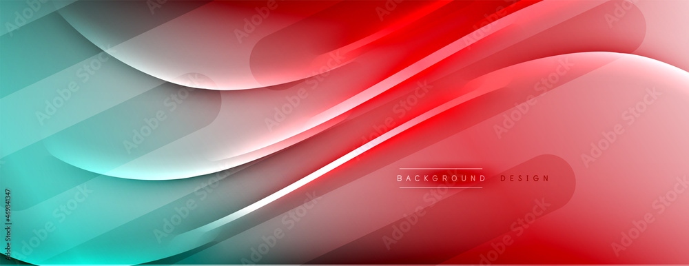 Abstract background. Shadow lines on bright shiny gradient background. Abstract background. Shadow lines on bright shiny gradient background.