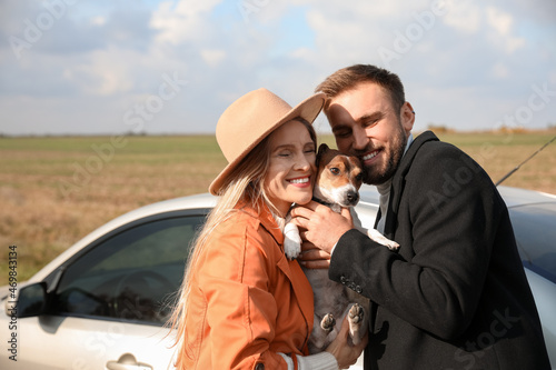 Lovely young couple with Ja...