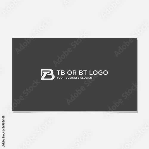 BT OR TB LOGO DESIGN VECTOR
