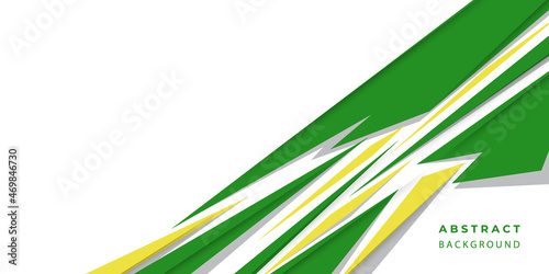 background for abstract green and yellow presentation