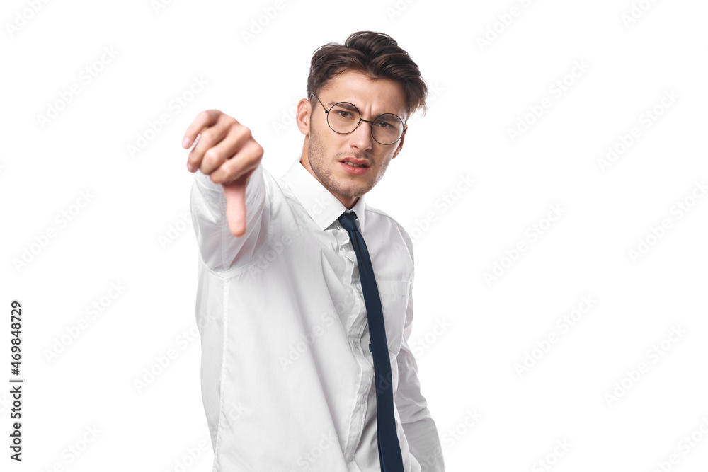 man professional work finance deadline isolated background man professional work finance deadline isolated background