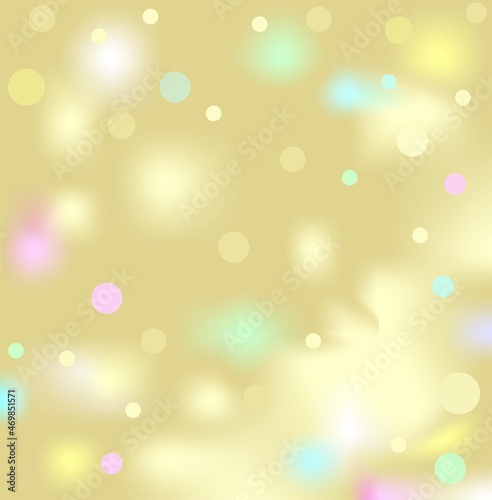 Shimmering gold background for Xmas and Birthday party celebration with confetti