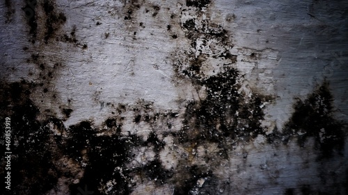 Dark scary broken wall abstract texture background © ShutterMe