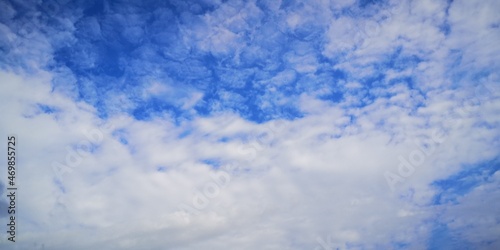 blue sky with clouds © Nattapat