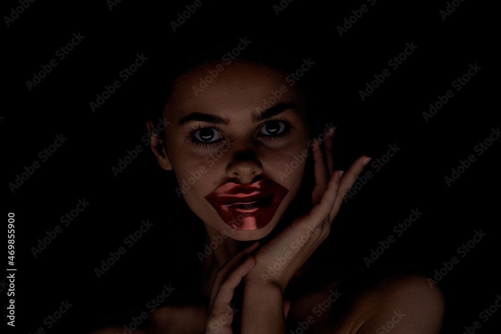 pretty woman naked shoulders lip mask skin care pretty woman naked shoulders lip mask skin care