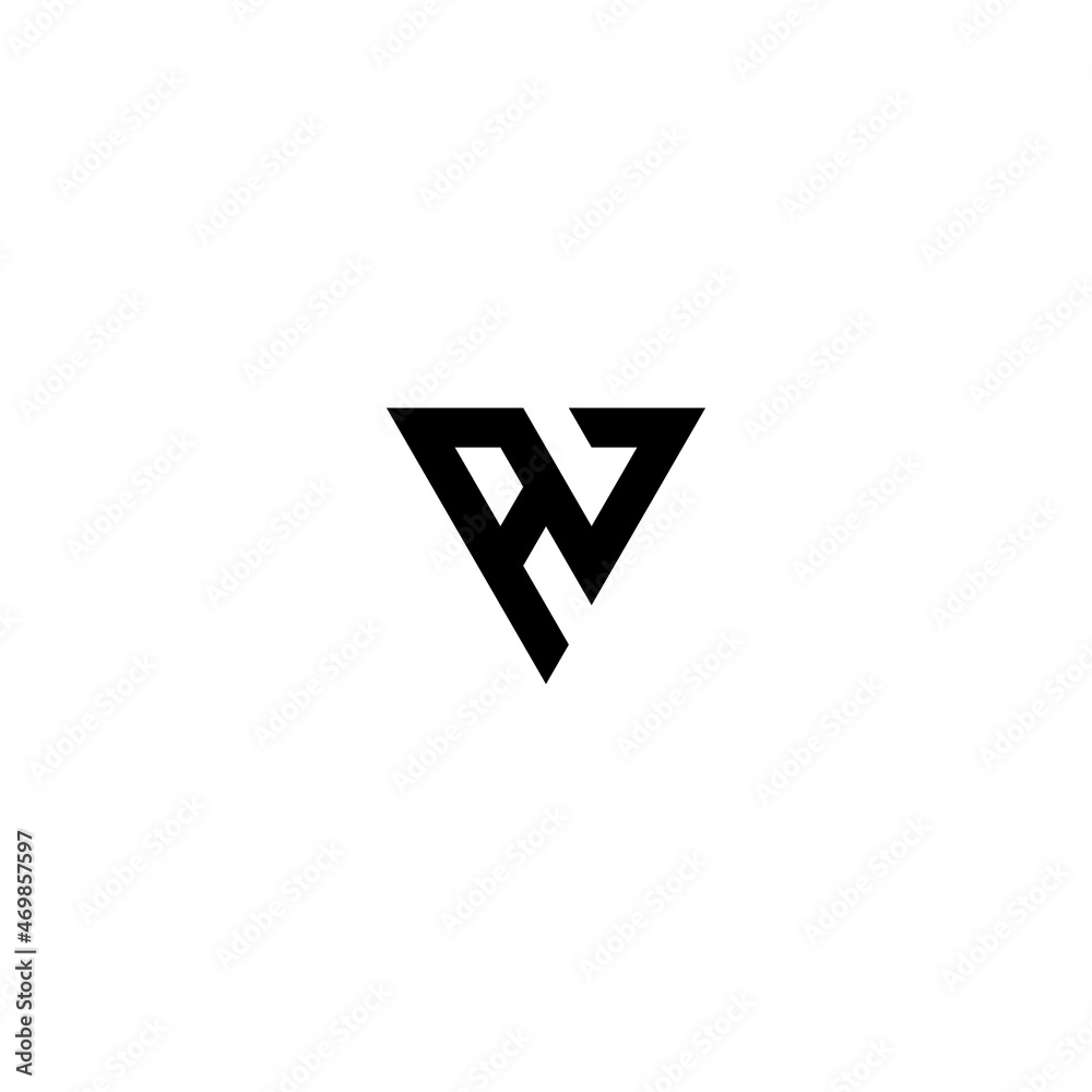 Illustration vector graphic template of monogram logo Illustration vector graphic template of monogram logo