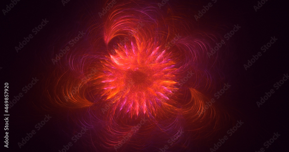 3D rendering abstract multicolor fractal light background 3D rendering abstract multicolor fractal light background