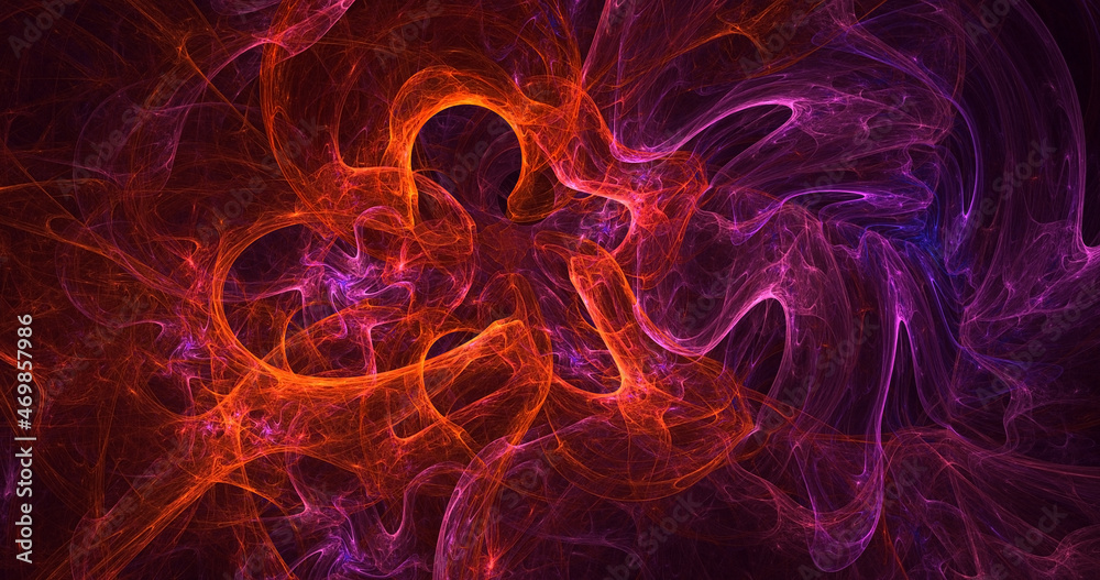3D rendering abstract colorful fractal light background 3D rendering abstract colorful fractal light background