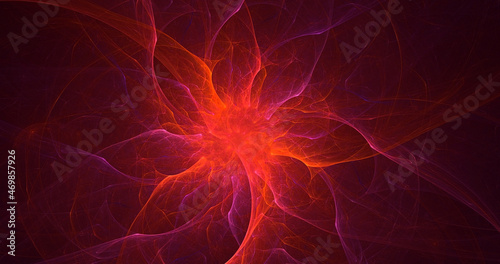 3D rendering abstract technology fractal background © BetiBup33