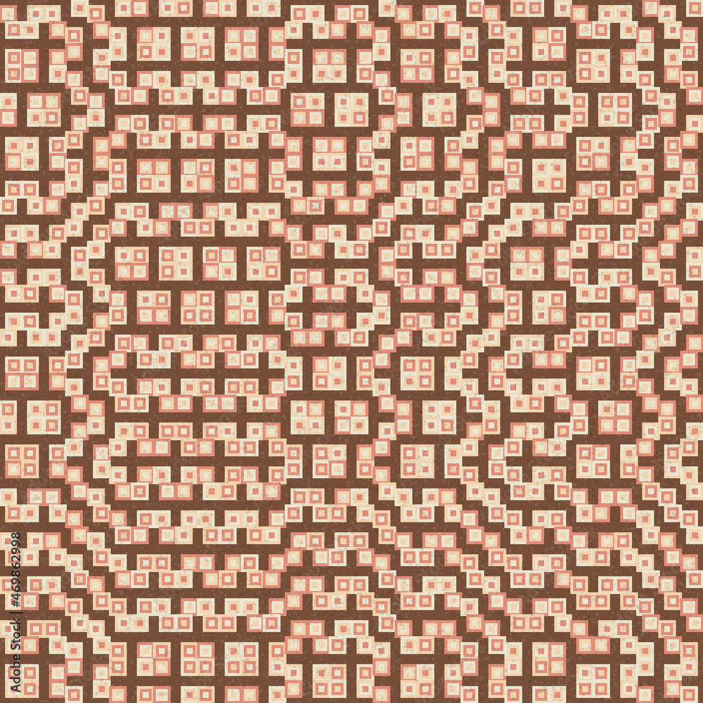Abstract Geometric Pattern generative computational art illustration
