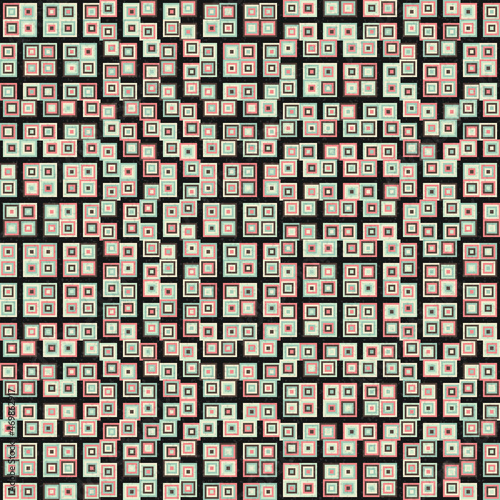 Abstract Geometric Pattern generative computational art illustration