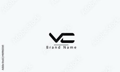 VC CV V C  vector logo design