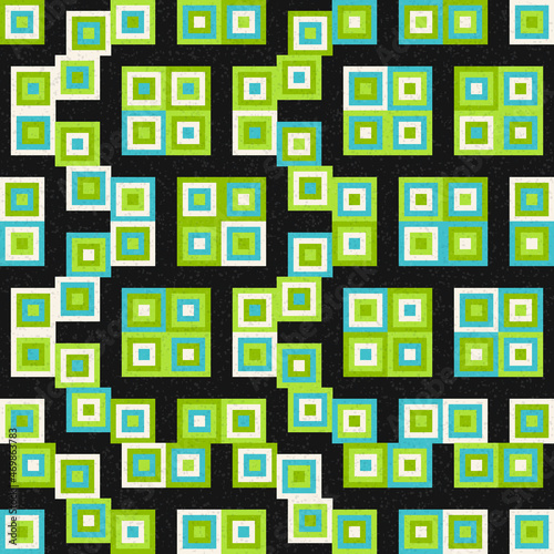 Abstract Geometric Pattern generative computational art illustration