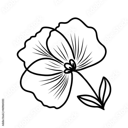 Flowers fantasy. fantasy abstract flower vector llustration