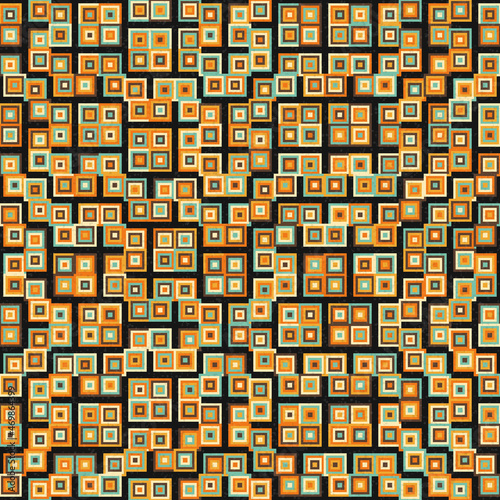 Abstract Geometric Pattern generative computational art illustration