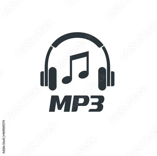 headphones icon illustration