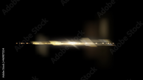 realistic light glare, highlight. beautiful bright lens flares. Lighting effects of flash.