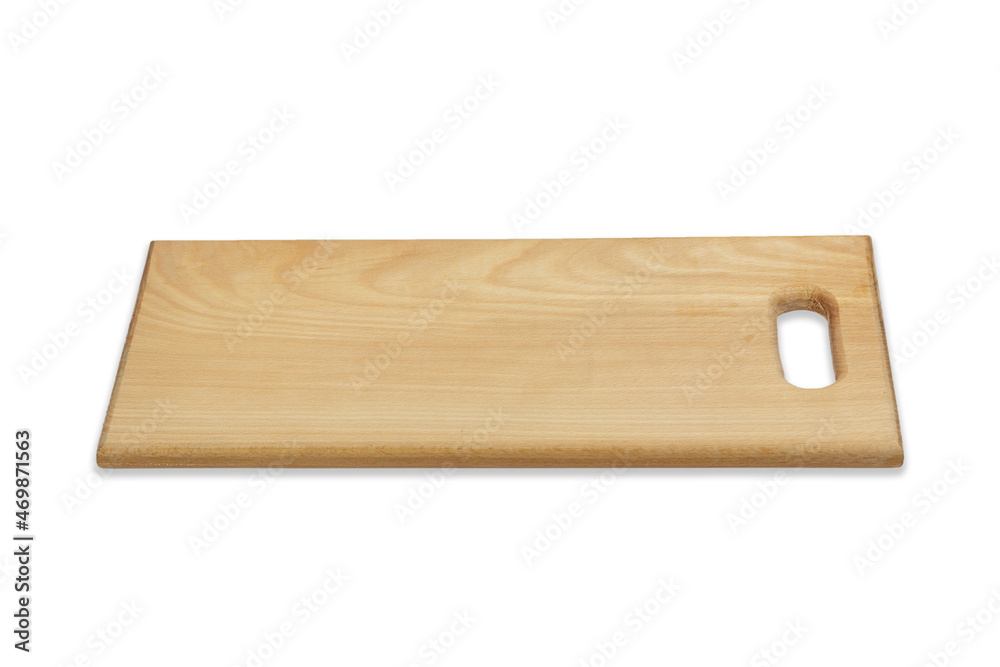kitchen board isolated from background, white background