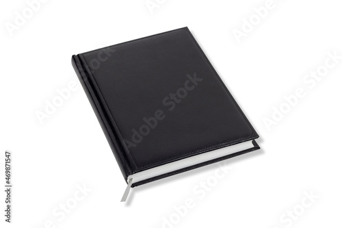 book or notebook, hardback isolated from background, on white background